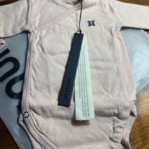 nununu Soft Pink Baby Bodysuit